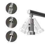 WaterScience Kitchen Tap Extender - Wide | Upto 70% Water Saving | 360 Degree Rotation | Fits 22-24 mm taps