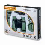 Carson Field Binoculars, Lensatic Compass, Flashlight And Signal Whistle With A Buit-in Thermometer