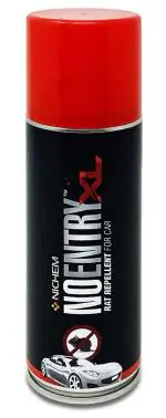 NICHEM No Entry XL Aerosol Rat Repellent Water Based Spray for Home, Cars & Bike Wires - 200ML