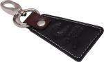 CZAR LEDER Black Leather Key Chain Ideal For Cars, Bikes, Cycles, Home or Office keys I Durable, Long Lasting Trendy Keyrings & Keychains