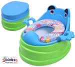 Odelee Blue/ Green 4 in 1 Multi Step Stool Potty Chair, Potty Seat , Potty Training for kids (0-12M)