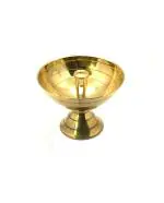 Spherulemuster Brass Pyali Deepak,Gold (10 x 5 x 8 cm)