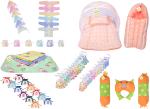 Kwitchy Baby Products All New Born Combo Daily Needs Items (Multicolor, 0-6 Months)