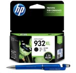 HP 932XL High Yield Black Original Ink Cartridge With ITGLOBAL 3in1 Multi-Function Pen