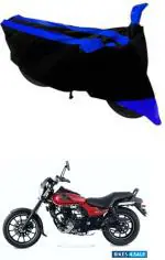 RONISH Two Wheeler Cover for TVS (Avenger 160 Street, Black, Blue)