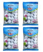 SHREEMFRESH Naphthalene Balls 100 Gram (Pack of 4) 400 Gram napthalene Balls for Clothes Pantry, Bathroom, Wardrobe, Toilet, Urinal, wash Basin, Cockroaches