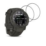 Toppings Smart Watch Screen Protector for garmin instinct crossover solar TPU Membrane Flexible (Pack of 4)
