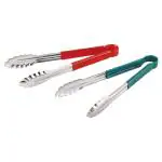 Melodi Kitchen Red and Green Tong 12 inch (Set of 2)