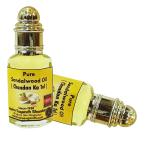 Indra Sugandh Bhandar Chandan Ka Tel Real And Original Mysore Sandalwood Oil Long Lasting Fragrance Rollon, 12 Ml