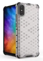 Amosite Honeycomb Design Back Cover Case For Mi Redmi 9i Sport Transparent