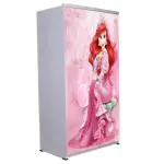 BigSmile 2 Door Wardrobe - Pink Little Mermaid 6ft x 3ft (Glossy Finish) Engineered Wood
