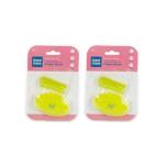 Mee Mee Green Unique Finger Brush (Pack of 2)