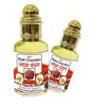 Indra Sugandh Bhandar Pujan Lal Chandan Real And Pure Rakta Sandalwood Red Combination Perfume 24 Hours Long Lasting Fragrance Rollon, 12 Ml