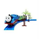Visionary Multicolor Plastic Tomas Train Toys Track Set With Thomas Cartoon Combination Medium Classic From World, 14 Pcs