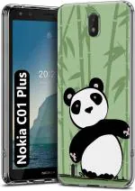 Fashionury Back Cover for Nokia Nokia C01 Plus (Multicolor, Grip Case, Silicon, Pack of: 1)