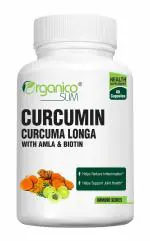 Organico SLIM 95% Curcumin with Amla,Biotin and Piperine Extract | 60 capsules | General Wellness | Immunity Booster for daily use