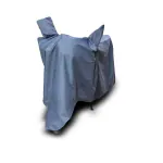 Skyclun Bike Body Cover for Honda Scooter Activa 6g Std BS6 - Water Resistant and Dustproof UV Protection With Mirror Pockets | Solid Grey