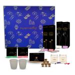 Puremazing Floral Diwali Box Combo | 2 Tealight Candle, 2 Jar Candle, 4 Incense Sticks, 2 Incense Cones & 6 Sambrani Cups | 100% Natural Incense Stick | Long Lasting Fragrance