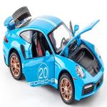 Ktrs Enterprise 1:32 For Porsche 911 Turbos Alloy Car Toy Car Metal Collection Model Car Sound And Light Toys For Children