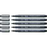 Pentel Pointliner Drawing Pen | Durable Tip & Acid Free Ink | Water And Fade Resistant Pigment Ink | Black (5, 3.0)