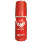 Aerom Premium Energy Deodorant Body Spray for Men, 150ml (Pack of 1)