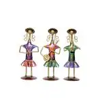 Mahaveer Art Industries Iron Handpainted Train Engine Iron ped stand Homedecor Multicolor