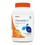 GNC Vitamin C Chewable Tablets | Protects Against Infections | Boosts Immunity | Strong Antioxidant | Supports Healthy Muscle Function | Reduces Acne | Tightens Skin | USA Formulated | 30 Tablets