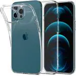 Spigen Crystal Clear TPU Liquid Crystal Back Cover Case For Iphone 12 Pro Max