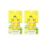 Pan Aromas 15-Pack Scented Tealight Candle - Lemon Grass (Pack of 2)