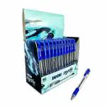 Win Mystic Ball Pens | 60 Pcs Blue Ink | Comfortable Elasto Grip | Smooth Ink Flow | 0.7mm Tip for Precision Writing | Ideal for Students | For School, Office & Business Use | Budget Friendly Stick Ball Pen