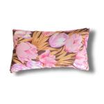 KS Pillows 100% Pure Organic ILAVAM PANJU Pillow For Comfortable Sleep Floral Print Pillows (Pink)