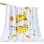 Bembika Multicolor Cotton Muslin Blanket Baby 110X110 Cm For Kids