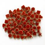 STEEN MOSAIC Ceramic 15mm Mixed Shape Red
