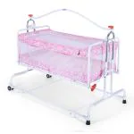 Infanto Compact Baby Cradle, Jhula, Palna, Swing-CC29-STD-PINK