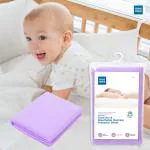 Mee Mee Purple Medium Reusable Mat Water Proof/Extra Absorbent Dry Sheets/Bed Protector