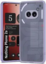 Fashionury Back Cover for Nothing phone (2a) (Purple, Grip Case, Silicon, Pack of: 1)