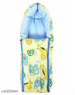 Nadaun Clothing Baby Stylish Printed Baby Bed, Sleeping Bag & Carry Nest, Cotton Baby Bedding for New Born & Infant,Unisex Baby Sleeping Bed,Pink Giraaf