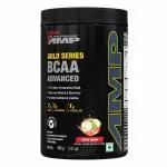 GNC AMP Gold Series BCAA Advanced | Fastest Muscle Recovery | Maximized Workout Performance | Formulated In USA | 7g BCAA | 1g L-Glutamine | 1g L-Citrulline | Spicy Guava | 400 gm