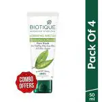 Biotique Morning Nectar Moisturize & Nourish Face Wash For Visibly Flawless Skin All Skin Types 50ml (Pack of 4)