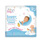 Fabie Baby Premium Medium Diapers with Leak Proof 12 Hours Absorption Tested In USA - (30 Count)