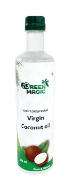 Organic Virgin Coconut Oil 500 ml | Fresh |100 % Pure| Skin Care |Hair Care |Edible Oil |Cooking Oil