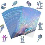 Hasthip Silver Holographic Sheet Self Adhesive Sticker Photo Paper