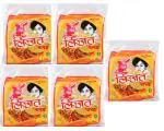 Lijjat Papad - Udad, 200g (Pack of 5) + Multi Utility Container