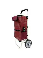 EB EVER BEST Jumbo Shopping Trolley Bag with Wheels | 45 litres Capacity (Jumbo Red)