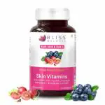 Bliss Welness Skin Multivitamin with Biotin Hyaluronic Acid Alpha Lipoic Acid Vitamins & Minerals | Glowing Radiant Youthful Skin Supplement for Women & Men - 60 Vegetarian Tablets