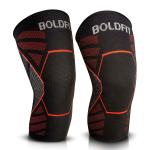 BOLDFIT Knee Support Cap Sleeves Pair For Sports, Pain Relief For Men And Women (Large) Knee, Calf