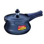 Prestige Deluxe Plus Hard Anodised Baby Handi Pressure Cooker, 2L (Black)