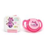 Buddsbuddy Premium Pacifier with Ribbon&Clip 2pcs BB7039 pink