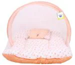 Toddylon New Born Baby Bedding Set Mattress with Mosquito Net and Pillow for 0-6 Months Baby Boy's & Baby Girl's