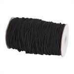Macrame Creations Black Thread and Cord Elastic10 m